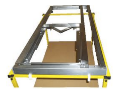 Avtäckningsmaskin för 2 ramtyper med ställ