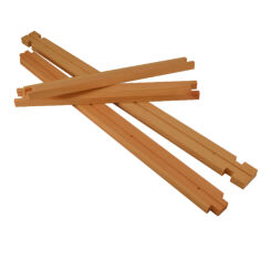 Inventar leverans från tillverkaren - Ramlist Lågnormal (lindträ) - borrad